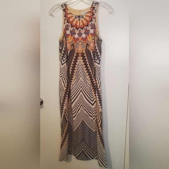 HD in Paris Colorful Chevron Midi Dress - Picture 4 of 7